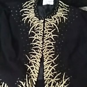 Vintage cashmere beaded sweater